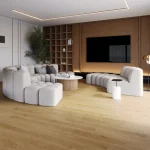 Pardoseală SPC click cu structură naturală de lemn, Amber, Dawn 2 Dusk, VinylTechLab, 6x180x1220 mm