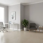 Plintă PVC albă 70mm din rășină vinilică Progress Profiles 200cm