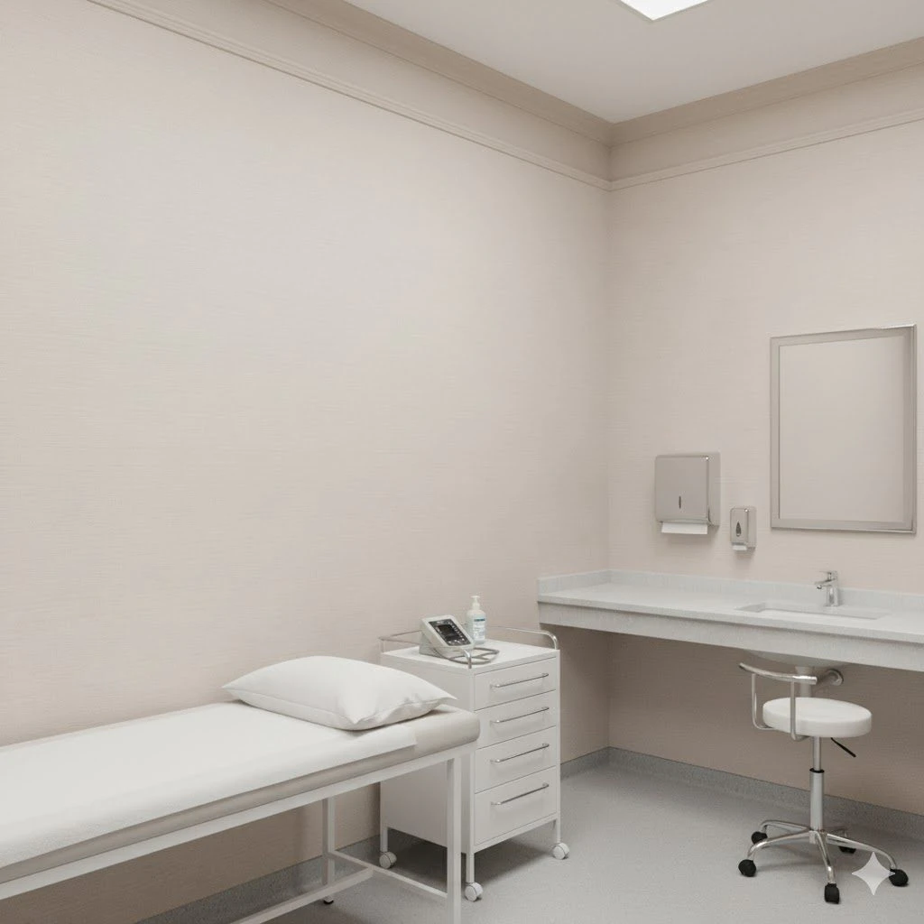 Tapet PVC Gri Cald cu Aspect de Piatră Naturală pentru Băi - Tapet pvc