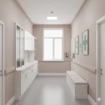 Tapet PVC Gri Cald cu Aspect de Piatră Naturală pentru Băi - Tapet pvc