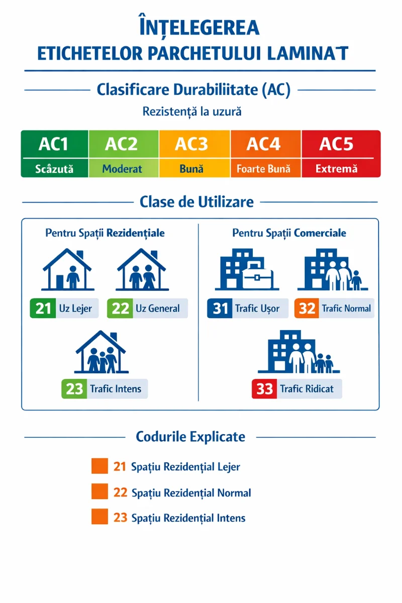 Cum Alegi Clasa de Trafic Potrivită pentru Pardoseala Ta: Ghid AC3, AC4, AC5