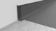 Profil Plinta PVC pentru linoleum Hohlkehl Gri 10cm 2.5m 251610-107