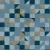 Tapet albastru model patrate Cristiana Masi Materika 29916 10.5×0.53 ml