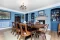 Vopsea ecologica albastra mata 2% luciu pentru interior Farrow & Ball Dead Flat Oval Room No 85 2.5 Litri