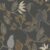 Tapet auriu gri negru model pasari copaci din vinil Grandeco Marakai Black Wallpaper JF3401 10 ml x 0.53 ml