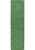 Covor pufos verde din lana lucrat manual modern model uni York Runner Forest Green 9 mm 068×240 cm YORK068240FORE
