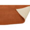 Covor pufos terracotta din lana lucrat manual modern model uni York Runner Terracotta 9 mm 068×240 cm YORK068240TERR