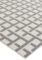 Covor alb gri din polipropilena modern outdoor model geometric 3d Antibes White Grey Grid 6 mm 80×150 cm ANTB080150AN03