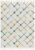 Covor pufos din polipropilena shaggy model morroccan geometric boho Ariana Criss Cross 30 mm 80×150 cm ARIA0801500008