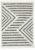 Covor pufos din polipropilena shaggy model morroccan geometric boho Ariana Shard 30 mm 200×290 cm ARIA2002900006