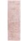 Covor pufos roz din vascoza lucrat manual modern model uni Blade Pink 7 mm 120×170 cm BLAD120170PINK