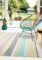 Covor pastel din pet lucrat manual modern outdoor model geometric dungi Boardwalk Pastel Multi 2 mm 160×230 cm BOAR160230PAST