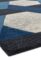 Covor albastru din lana new zealand rayon lucrat manual modern model geometric Camden Blue 5 mm 160×230 cm CAMD160230BLUE