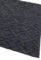 Covor negru din viscoza lana lucrat manual modern model geometric Dixon Black Trellis 4-10 mm 160×230 cm DIXO160230BLAC