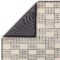 Covor crem negru din lana noua zeelanda modern model geometric boho Empire Cream Black 10-16 mm 160×230 cm EMPI1602300001