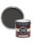 Vopsea neagra satinata 20% luciu pentru exterior Farrow & Ball Exterior Eggshell Grate Black No. 9920 750 ml