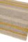 Covor din lana bumbac vascoza lucrat manual modern model geometric Fields Mustard 3 mm 160×230 cm FIEL160230MUST