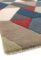 Covor multicolor din lana noua zeelanda lucrat manual modern model geometric Funk Multi 11 mm 70×200 cm FUNK0702000005