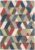 Covor multicolor din lana noua zeelanda lucrat manual modern model geometric Funk Multi 11 mm 200×300 cm FUNK2003000005