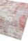 Covor pufos rosu din vascoza lucrat manual modern model abstract Gatsby Red 6 mm 120×170 cm GATS120170REDD