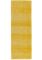 Covor galben din bumbac iuta lucrat manual modern model geometric Ives Yellow 4 mm 160×230 cm IVES160230YELL