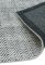 Covor negru alb din bumbac iuta lucrat manual modern model geometric Ives Black White 4 mm 120×170 cm IVES120170BLAC