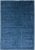 Covor pufos albastru din vascoza lucrat manual modern model geometric Kingsley Blue 9 mm 200×300 cm KING200300BLUE