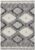 Covor pufos negru crem modern model geometric Monty MN01 Black Cream Tribal 2-16 mm 80×150 cm MONT080150MN01