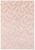 Covor roz modern model geometric Muse Pink Shapes 9 mm 66×240 cm MUSE0662400004
