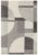 Covor gri modern model geometric Muse Grey Art Deco 9 mm 160×230 cm MUSE1602300020