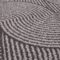 Covor gri modern model geometric Muse Charcoal Swirl 9 mm 80×150 cm MUSE0801500001
