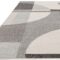 Covor gri modern model geometric Muse Grey Art Deco 9 mm 120×170 cm MUSE1201700020