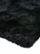 Covor pufos negru lucrat manual modern model uni Plush Black 75 mm 140×200 cm PLUS140200BLAC