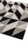 Covor pufos din lana lucrat manual modern model geometric abstract Reef Flag Grey 10 mm 200×290 cm REEF2002900008