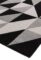Covor pufos din lana lucrat manual modern model geometric abstract Reef Flag Grey 10 mm 160×230 cm REEF1602300008