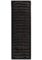 Covor negru din sisal bumbac modern outdoor model uni Sisal Black Black 4 mm 068×240 cm SISA068240BLAC