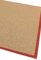 Covor rosu din sisal bumbac modern outdoor model uni Sisal Linen Red 4 mm 120×180 cm SISA120180REDD
