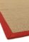 Covor rosu din sisal bumbac modern outdoor model uni Sisal Linen Red 4 mm 068×300 cm SISA068300REDD