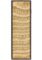 Covor maro din sisal bumbac modern outdoor model uni Sisal Linen Chocolate 4 mm 068×240 cm SISA068240CHOC