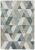Covor pufos gri modern model geometric Sketch Rhombus Grey 13 mm 80×150 cm SKET0801500001
