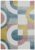 Covor pufos multicolor modern model geometric Sketch Retro Multi 13 mm 160×230 cm SKET1602300008