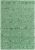 Covor verde din bumbac lana lucrat manual modern outdoor model geometric Sloan Green 4 mm 160×230 cm SLOA160230GREE