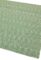 Covor verde din bumbac lana lucrat manual modern outdoor model geometric Sloan Green 4 mm 66×200 cm SLOA066200GREE