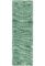 Covor verde din bumbac lana lucrat manual modern outdoor model geometric Sloan Green 4 mm 200×300 cm SLOA200300GREE