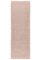 Covor roz din bumbac lana lucrat manual modern outdoor model geometric Sloan Pink 4 mm 200×300 cm SLOA200300PINK
