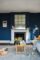 Vopsea albastra satinata 20% luciu pentru interior Farrow & Ball Estate Eggshell Stiffkey Blue No. 281 5 Litri