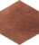 Gresie Klinker Paradyz Taurus Brown Heksagon 26×26 cm