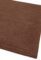 Covor pufos maro din lana lucrat manual modern model uni York Runner Chocolate 9 mm 068×240 cm YORK068240CHOC