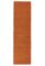Covor pufos terracotta din lana lucrat manual modern model uni York Terracotta 9 mm 80×150 cm YORK080150TERR